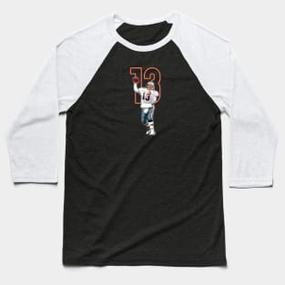 Dan Marino Miami #13 Number Baseball T-Shirt